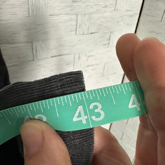 Talbots women’s corduroy pants dark gray straight leg dark academia fall - Picture 5 of 10